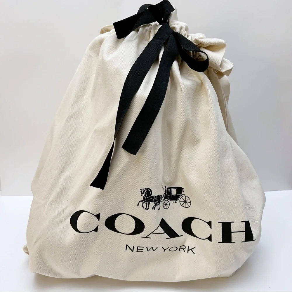 Coach Collectible Teddy Bear Logo Signature Canvas Wild Strawberry Print 16” NEW - Picture 13 of 13